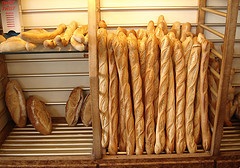 Baguette de pain bio